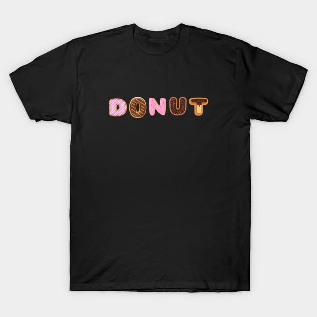 Donut Kawaii Foodie Yummy Vintage Japan T-Shirt by Flowering Away